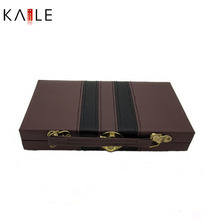 Hot Sale Cheap Domino Double 6 in Leather Box